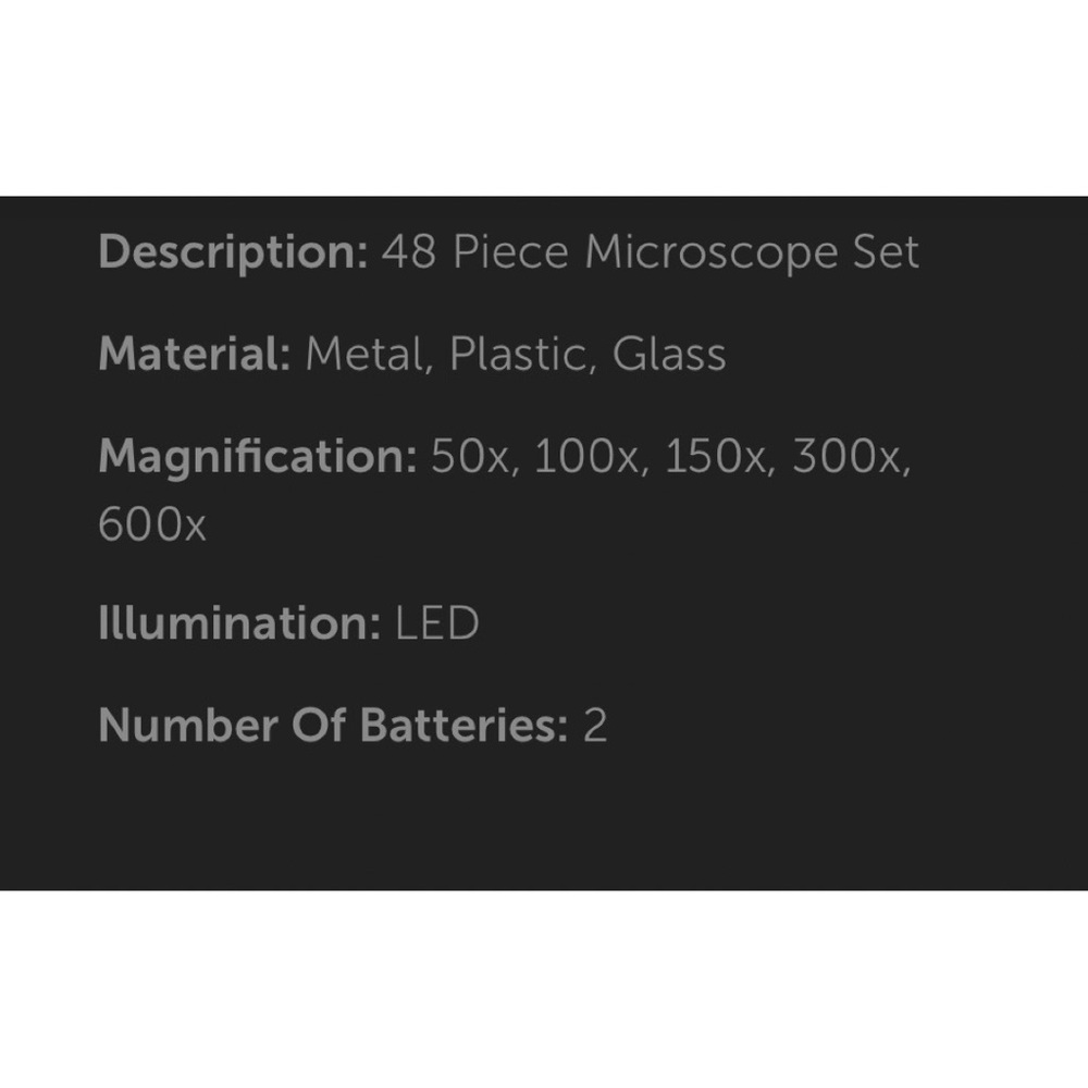 NWOT MicroPro 48-piece Microscope Set - Picture 10 of 12
